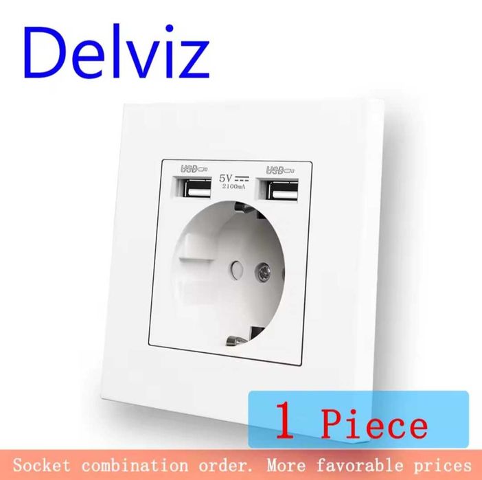 Gniazdko 230v plus ładowarki usb