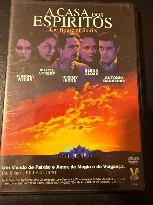 DVD do filme A casa dos espíritos