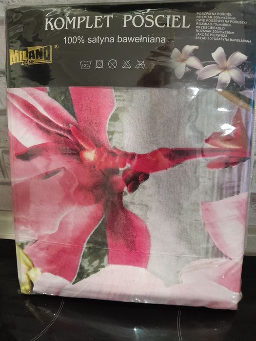 Комплект постільної білизни постельное белье евро сатин Milano