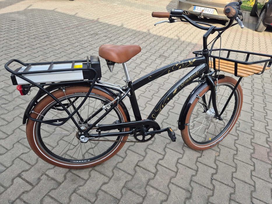 rower elektryczny Stylowy E-Bike WONDERVELO Cruiser  Shimano  Schwalbe