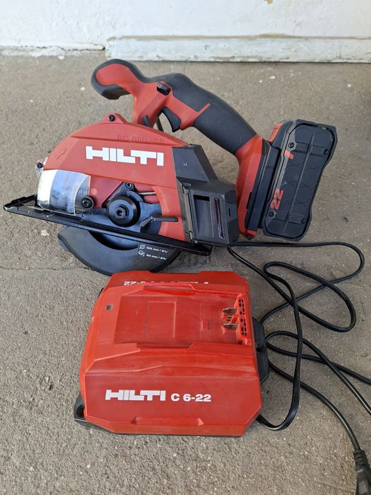 Serra circular Hilti 22V para metal – 350€ negociável a bateria (NEGOCIÁVEL)