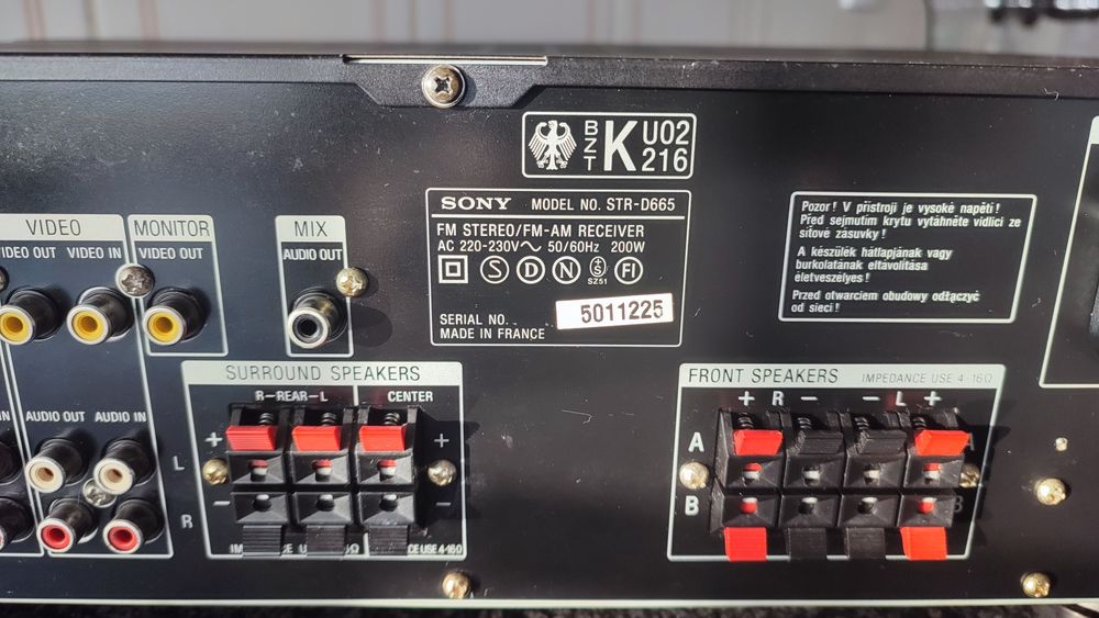 Sony STR D665 amplificador 5.1