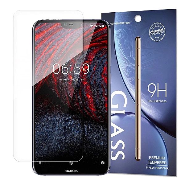 Tempered Glass szkło hartowane 9H Nokia 6.1 Plus / Nokia X6/2018 (opak