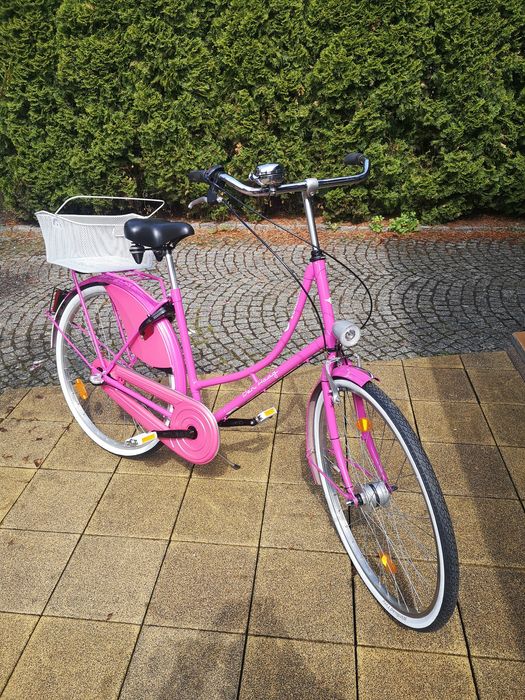 Damka holenderka Zundapp Den Haag. Kolor FUKSJA róż-fiolet