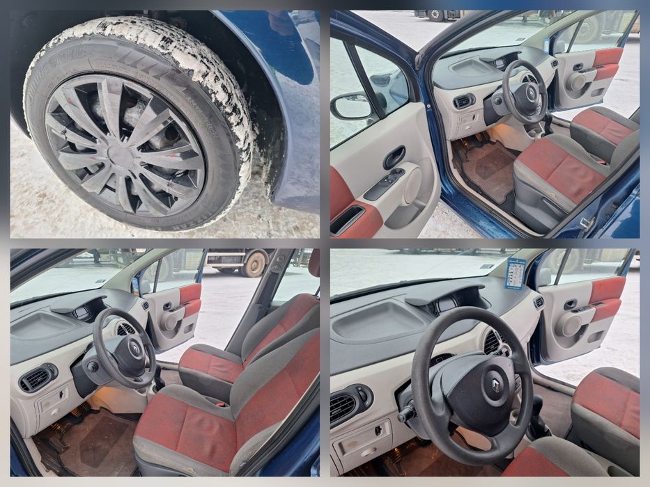 Renault Modus 1.2 16V benzyna rok 2006 tylko 142 tys przebiegu