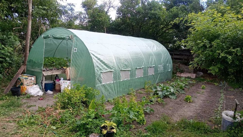 Теплиці(Польща) 10-36м2. Парник + плівка армована. Теплиця. Парник.