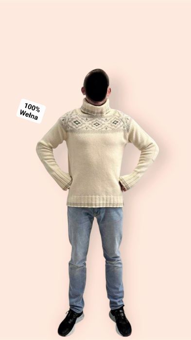 Devold golf sweter męski L/XL 100%wełna 
100%wełna 
rozmiar L/XL 
Osob