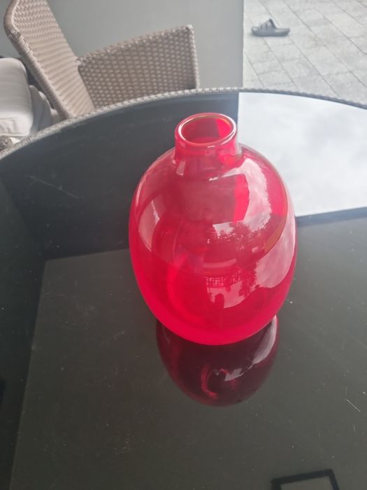 Piękny wazon butla prl wysokość około 25 cm