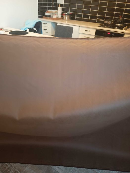 Materiał alcantara koło havane suede