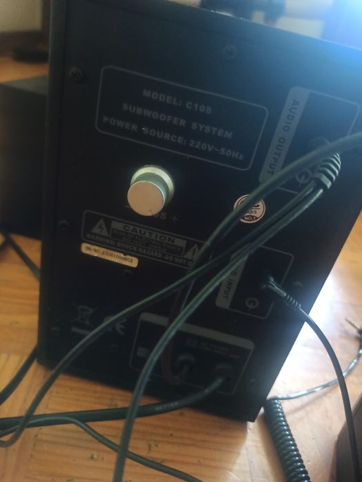 Colunas com subwoofer