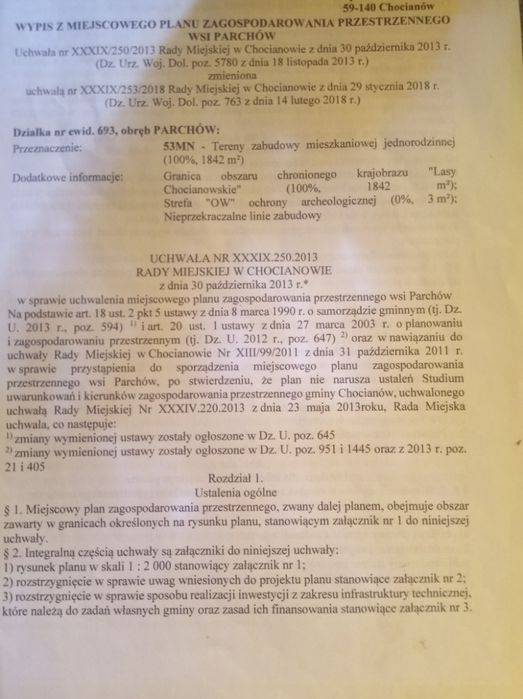 Urokliwa działka budowlana 18,5 ara w Parchowie – las, rzeka i gotowa baza mieszkalna, z całorocznym domkiem holenderskim. - Widok 3