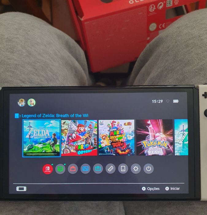 Nintendo Switch Oled como nova