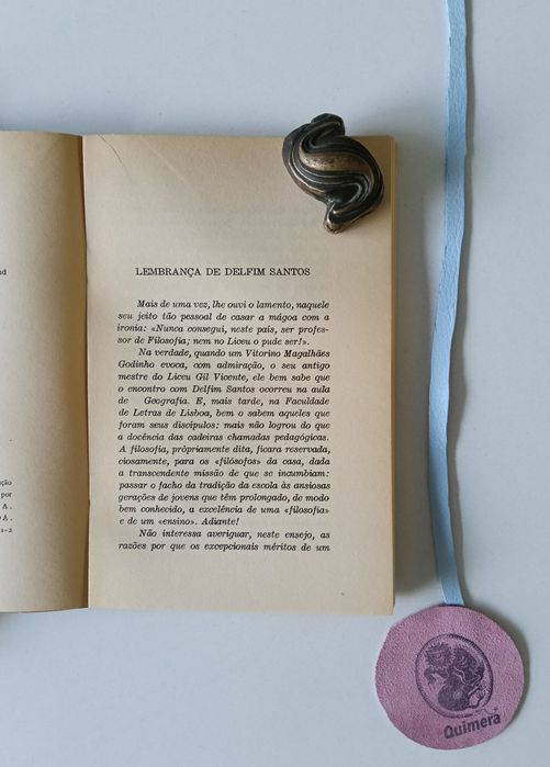 Da filosofia, Delfim Santos