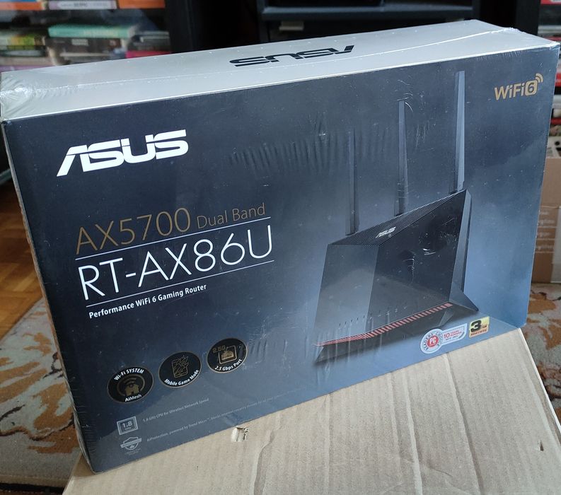 Router Asus RT-AX86U  fabrycznie nowy.