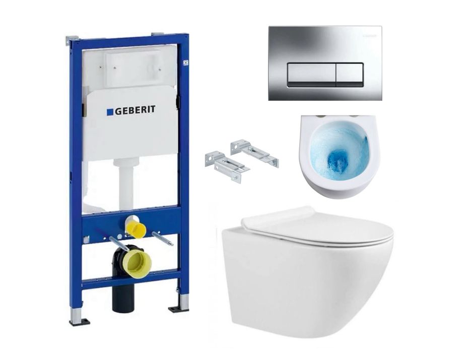 Інсталяція Geberit Duofix з унітазом KollerPool Round Smart Tornado