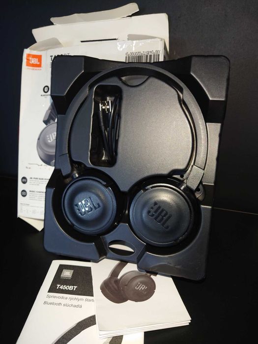 Бездротові навушники JBL T450BT Pure Bass