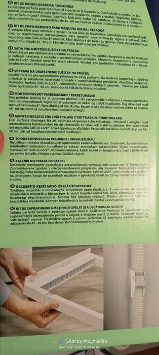 Łacznik do pralki z suszarką