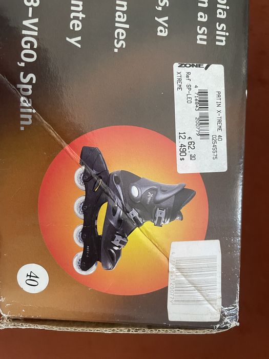 Patins X-Treme de Policarbonato L 40