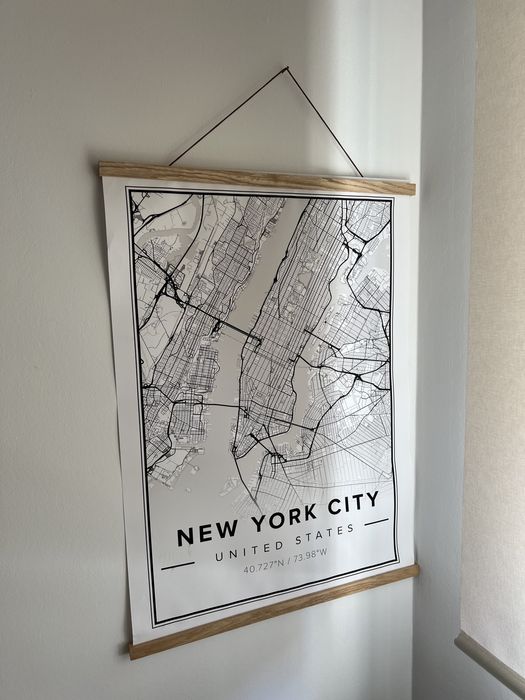 Poster New York City Mapiful