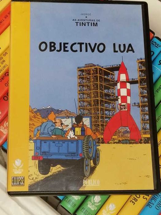 Lote de 20 DVD’s da Colecção As Aventuras de Tintim - Hergé