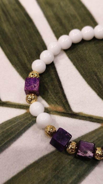 Bransoletka z naturalnych kamieni