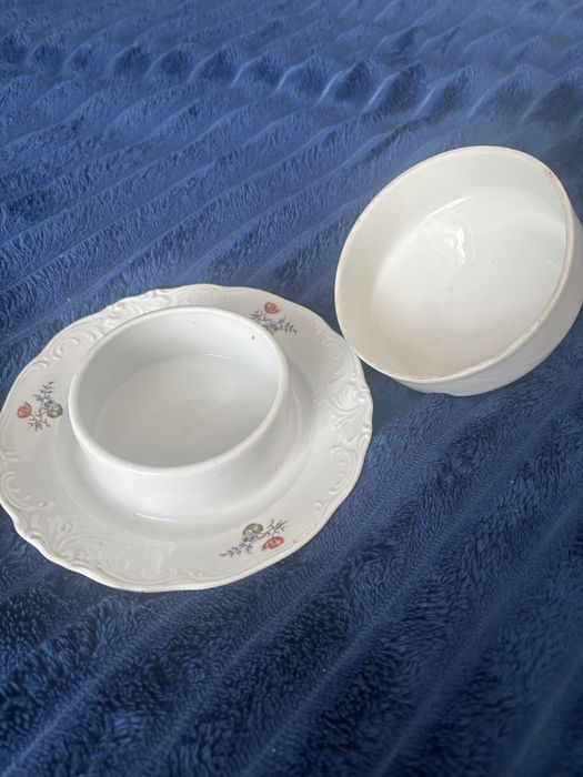 Okragla maselniczka  Walbrzych PRL/vintage
