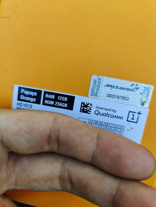 OnePlus 7T Pro edição exclusiva e limitada McLaren Edition 12GB/256Gb