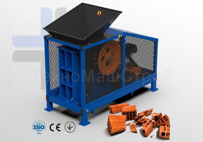 Щокова дробарка для каменю та цегли Bizon-150  Бензинова