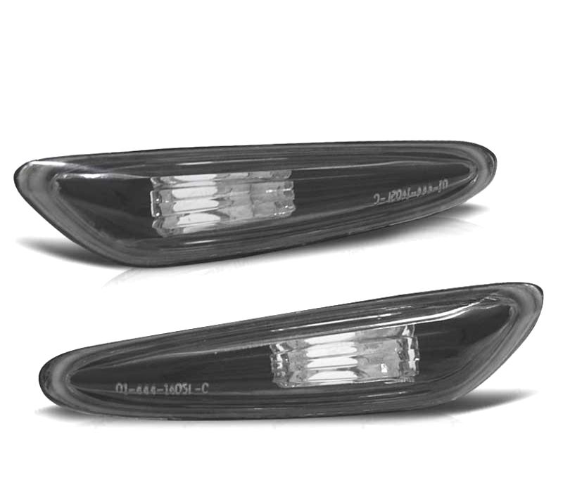 INDICADORES BMW E60 E61 E46 X3 LATERAIS PRETO