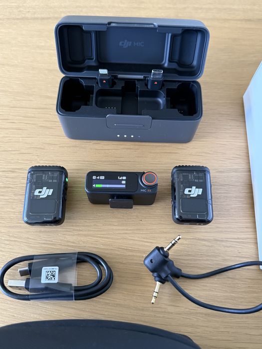 DJI Mic 2 – Kit Completo Wireless Microfone Duplo