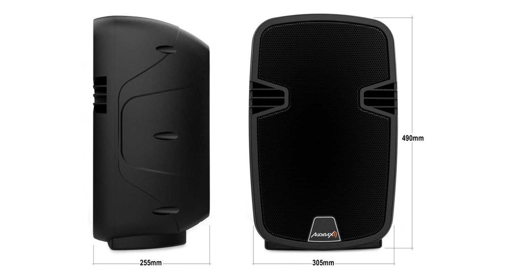 Coluna amplificada 10", 400W, USB, BT, MP3, nova