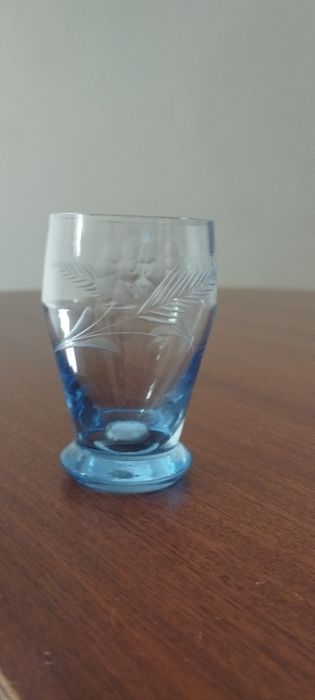 Copos de vidro antigo