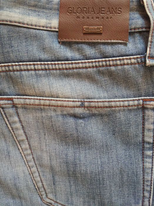 Чоловічі джинси Gloria Jeans сині, зимні утеплені (Regular Fit) (W30/L34)