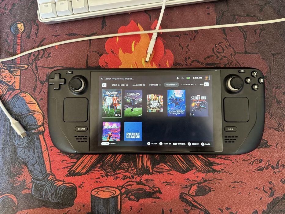 Steam deck 60 + 500 GB