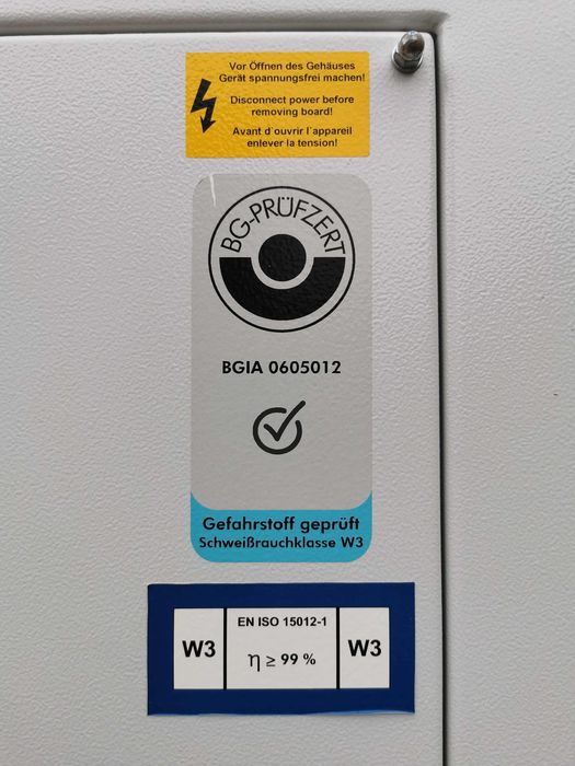 Wyciąg pyłu do lasera ,odciąg dymu ,filtr wysokociśnieniowy TEKA