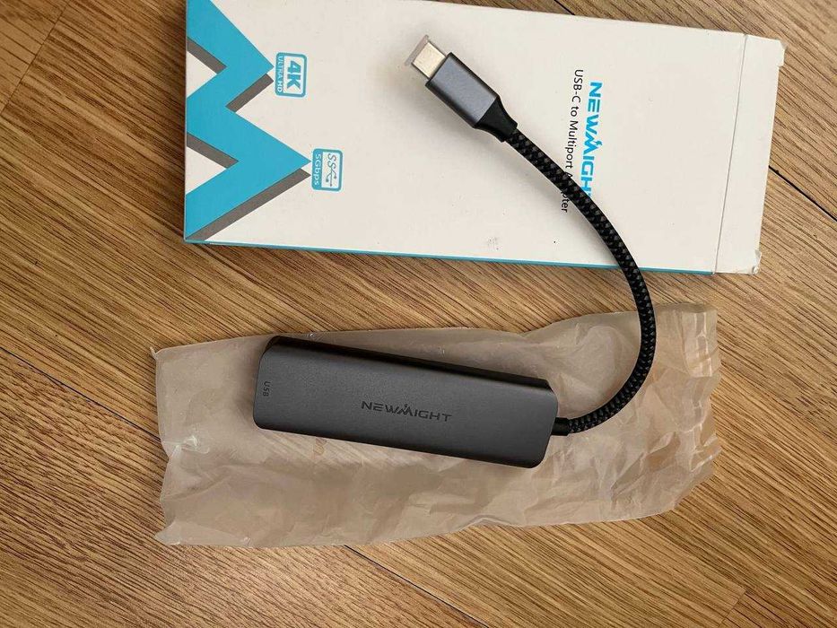 USB-C HUB Newmight 2×HDMI 4K | PD 100W | Для MacBook / Ноутбука | Dual Monitor