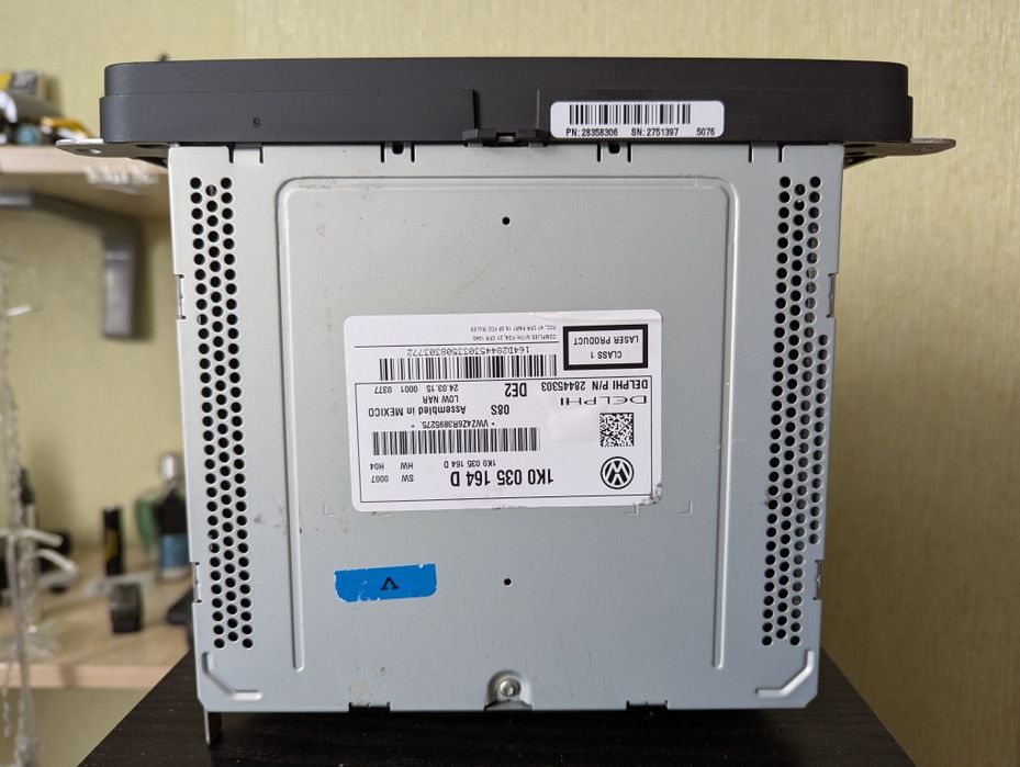 Магнітола rcd 310 КОД VW Skoda Audi