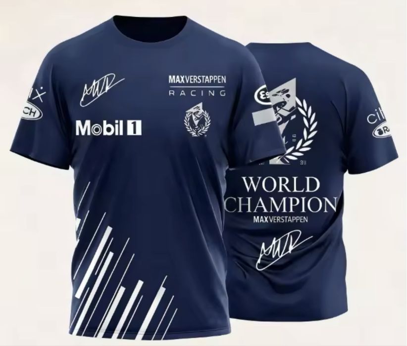 Max Verstappen Tshirt Campeão
