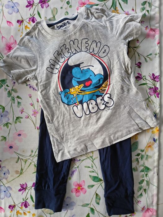 Piżama Smerf 98/104