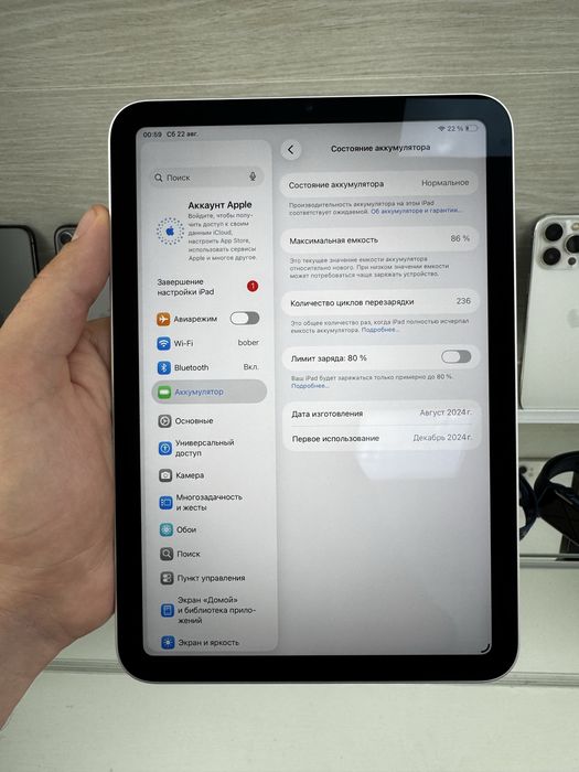 iPad mini 7 128 GB Wi-FI silver