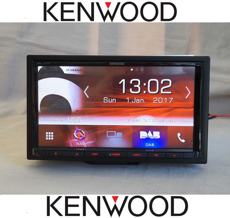 Kenwood DNX-7170DABS Android Auto DVD/USB/FLAC CarPlay 3xRCA Garmin