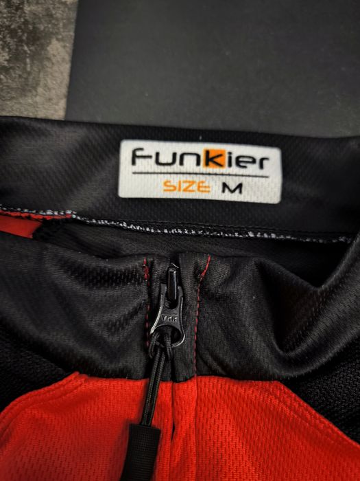 Funkier rowerowa bluza longsleeve ze stójką z dłuższym tyłem m