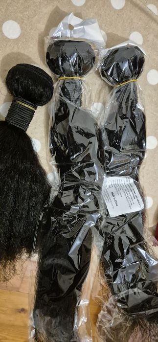 3 x peruca / cabelo humano