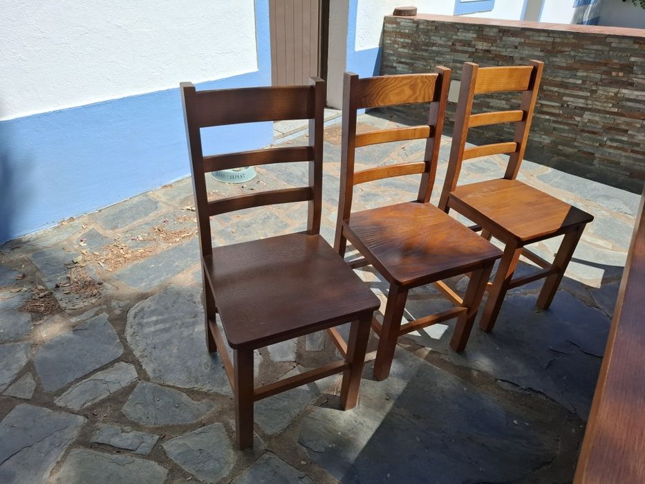 Mesa Rustica 2m x 1m + 8 Cadeiras