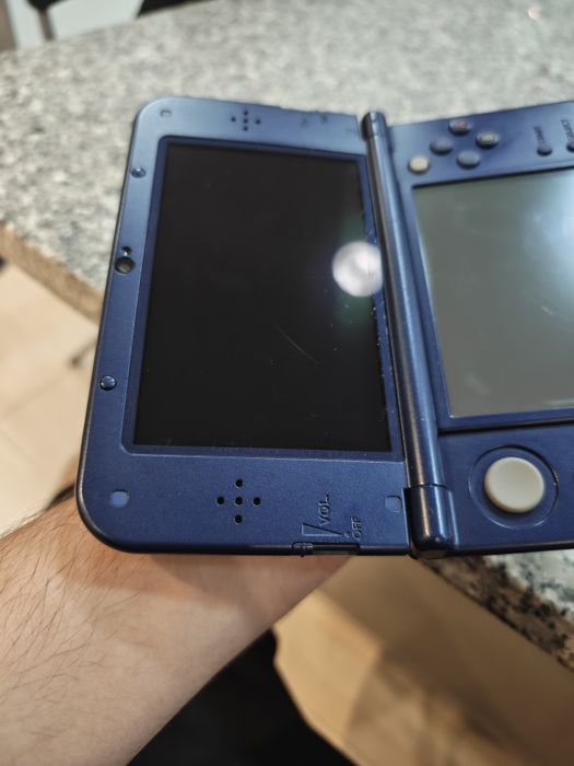 Nintendo New 3DS XL Azul +  CARTÃO SD 32GB + Carregador + Caneta | Modded - Desbloqueada