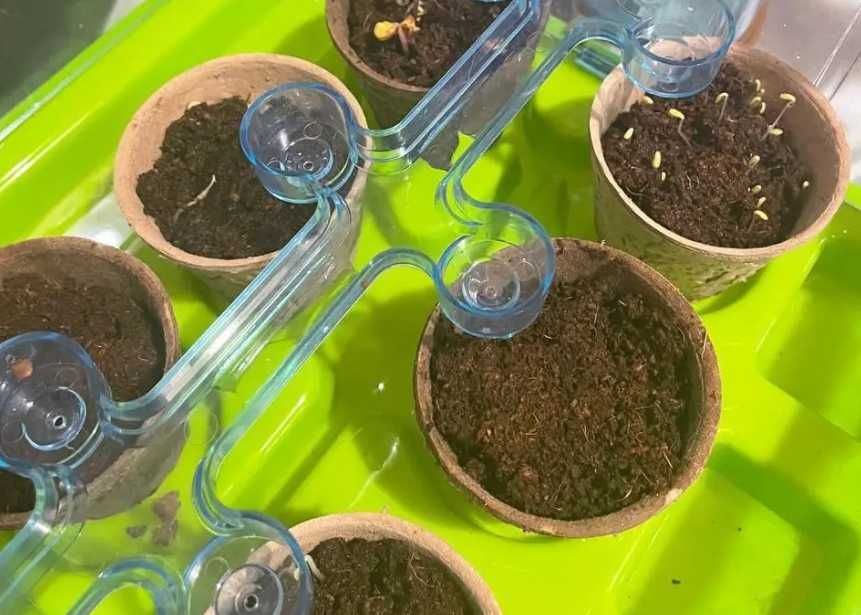 ботанічні експерименти дитяча тепличка з поливом набір садівника