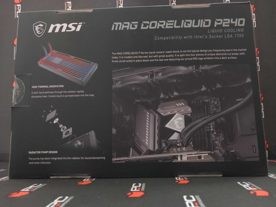 MSI MAG CoreLiquid P240 Kit de Refrigeração Líquida 240mm