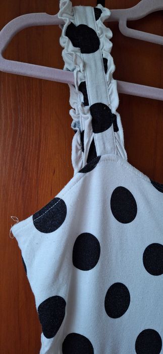 Sukienka letnia midi m w grochy