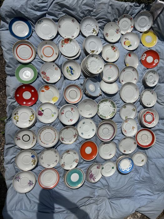 Блюдця блюдца тарілки сервиз посуда ссср сервіз посуд