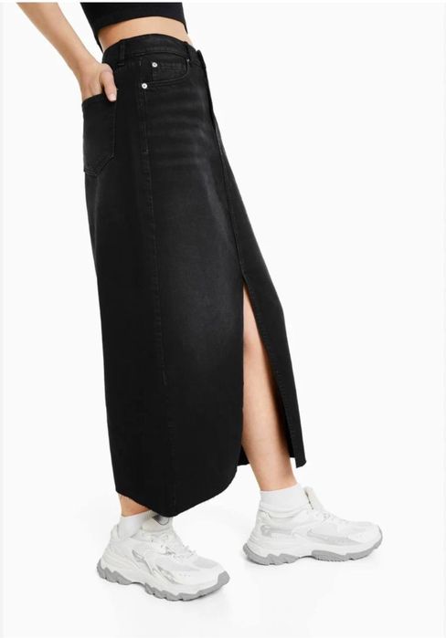 Джинсова спідниця bershka